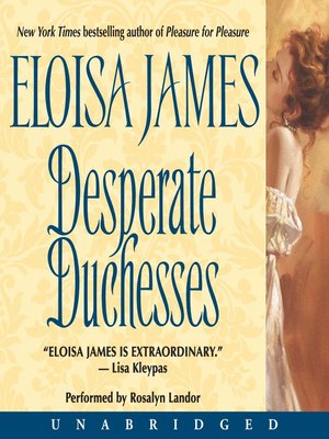 cover image of Desperate Duchesses